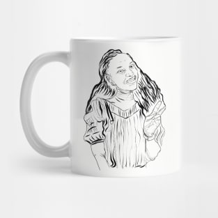 Sketch post girl Mug